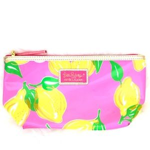 Lilly Pulitzer x Estee Lauder Lemon Makeup Bag